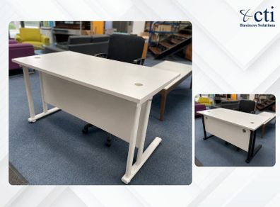 20 X 1400MM Office Desks - 2 Options