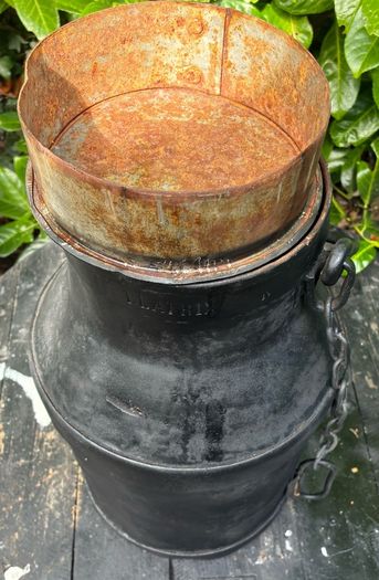 Vintage Original Steel Milk Churn