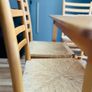 Stylish solid oak dining table set Image 4