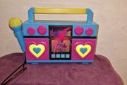 Dreamworks Trolls Sing Along Karaoke Boombox With Microphone Fully Working