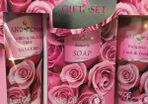 Rose Oil Gift Set - Hand Cream Soap and Foot Cream