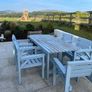 solid wood garden table & chairs Image 3