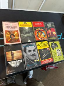 8 vintage Cassettes 1980 s popular
