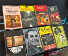 8 vintage Cassettes 1980 s popular
