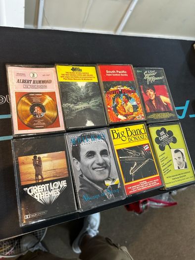 8 vintage Cassettes 1980 s popular