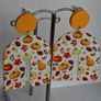 Autumnl Fever Leaf & Pumpkin Motif N Shape Clay Earrings Image 9