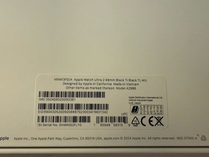 Apple Watch Ultra 2 Mint Condition - Battery 96%