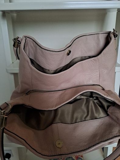 Soft Pink Coach Leather Handbag D1