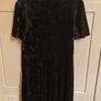 New Look Black Velvet Dress Image 4