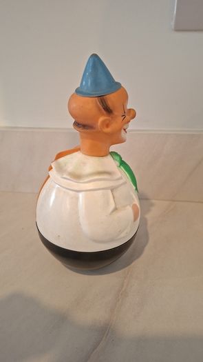 Vintage Roly Poly Wobble Clown from West Germany