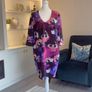 Ladies Purple and Pink Midi Dress by Nissa Image 6