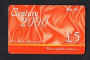 Ireland IR5/ E6.35 Dome Telecom Century 2000 (Remote Memory) Prepaid Calling Card