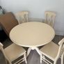 Round Table & 4 Chairs Image 2