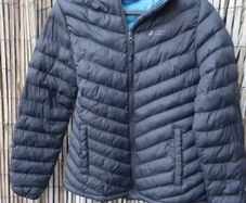 Ladies Mountain Warehouse Blue hooded puffer Jacket