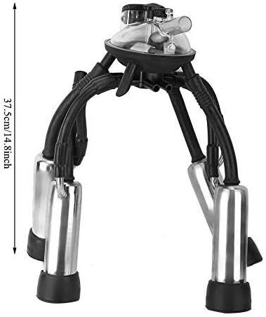 Milking Cluster, Milking Vacuum Pump Milk Cup Service Life 240CC Stainless Steel and Rubber