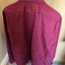 Purple log sleeve shirt size18 collar Image 2