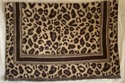 Leopard Print Brown/Beige Oversized Scarf Wrap Shawl Pashmina BNWT