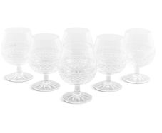 Set of Six Galway Crystal Glasses