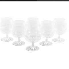 Set of Six Galway Crystal Glasses