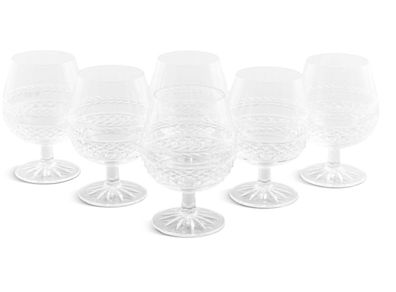 Set of Six Galway Crystal Glasses
