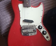 vintage fender bronco electric guitar