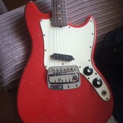 vintage fender bronco electric guitar