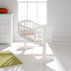 East Coast Vienna wooden rocking crib/cot