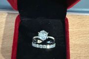 Bridal Engagement set Natural Diamond Ring