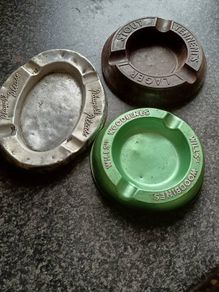 3 X Vintage Ash Trays