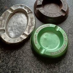 3 X Vintage Ash Trays