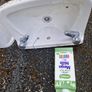 Used pedestal sink basin and column Image 2