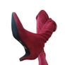 Bugundy thigh high boots Image 3