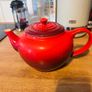 Le Creuset cast iron casserole dish 30cm and teapot Image 5