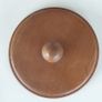 Turned round wooden box with lid Image 5