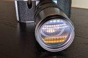PRAKTICA PL Noval Film Camera with 80 - 200mm HANIMEX lens and camera bag.