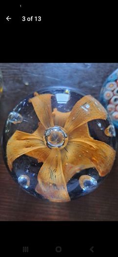 Glass  paperweights