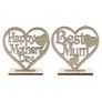 Mother ornament wooden heart Image 2