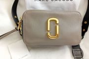 Marc Jacobs - Softshot 21 Leather Bag - Taupe and Black - BNWT RRP 390