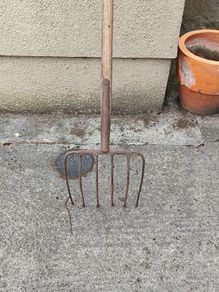 6 tine beet or turf fork