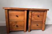 Solid wood bedside tables/ lockers