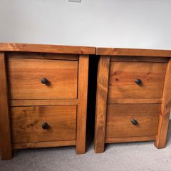 Solid wood bedside tables/ lockers