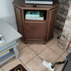 Corner TV unit - wooden