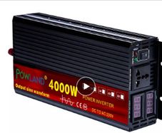 Inverter 4000W 12V 24V Dc  To 110V Ac Pure Sine Wave Voltage Converter 12 220 Power Car Micro Inverter