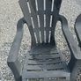 Adirondack Graphite Resin Deck chair Image 2