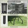 Metal Square Outdoor Garden Bistro Table (FREE POSTAGE) Image 5