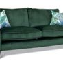 3 seater sofa & footstool Image 3