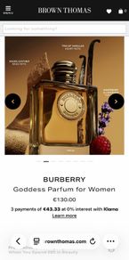 BURBERRY Goddess parfum for her