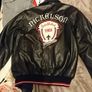 Nickelson leather jacket size 6 black Image 4
