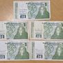 Irish Bank Notes - Meab 1 Punt / Pound Collection - FIVE Notes Image 3