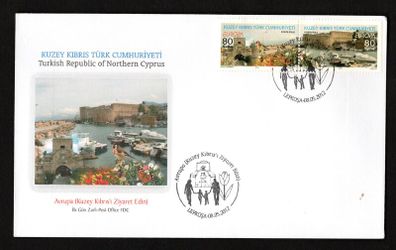 2012 Cyprus Europa: Visit Cyprus Commemorative Stamps Post Office First Day Cover (FDC)